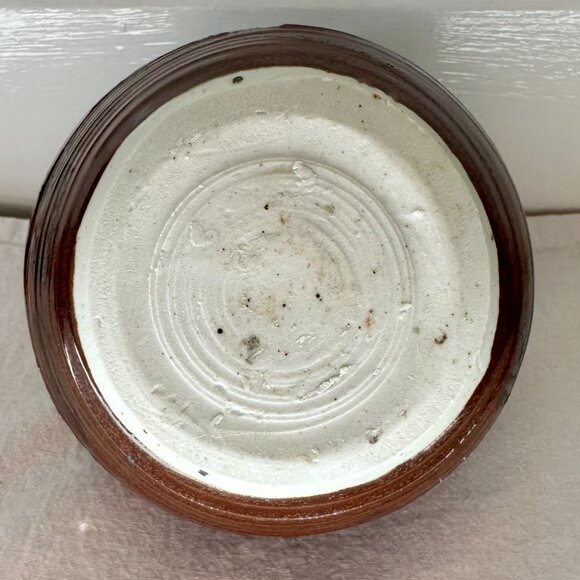 Japanese Tetsu-yu Brown Glazed Vase - Picture 5 of 15